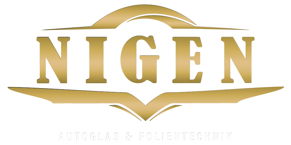 Nigen Autoglas & Folientechnik Logo Weiß